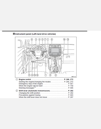 toyota land cruiser prado 2021 owners manual rhd& lhd